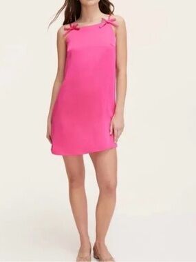 Kate spade x target Pink Bow Shoulder Shift Dress